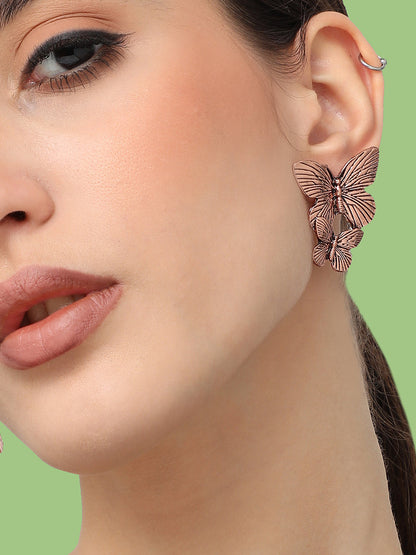 Gold Plated Designer Casual Stud For Women