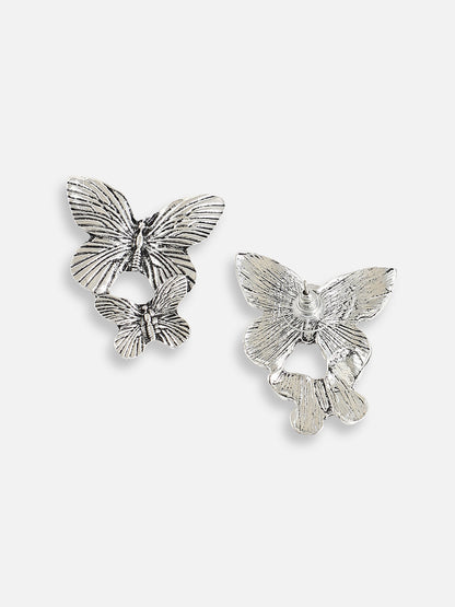 Silver Plated Designer Casual Stud For Women