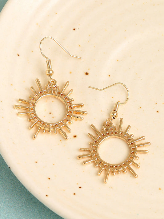 Gold Plated Designer Party Drop Earring For Women