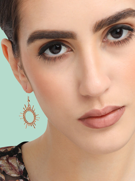 Gold Plated Designer Party Drop Earring For Women