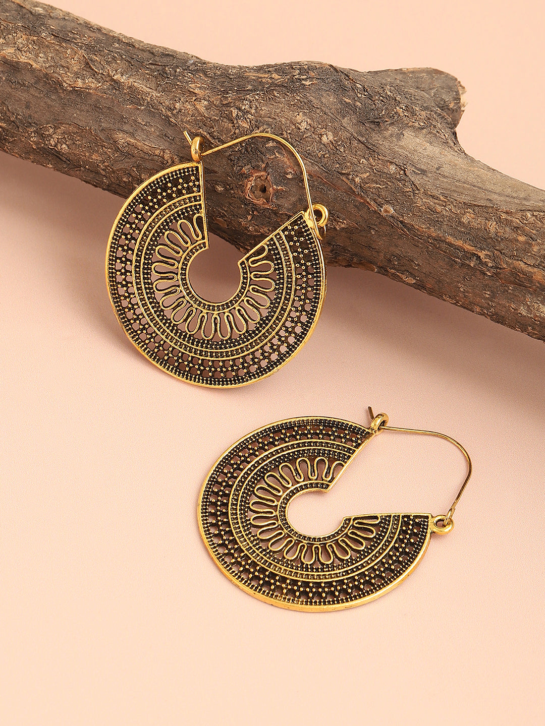 Silver Plated Designer Party Hoop Earring For Women