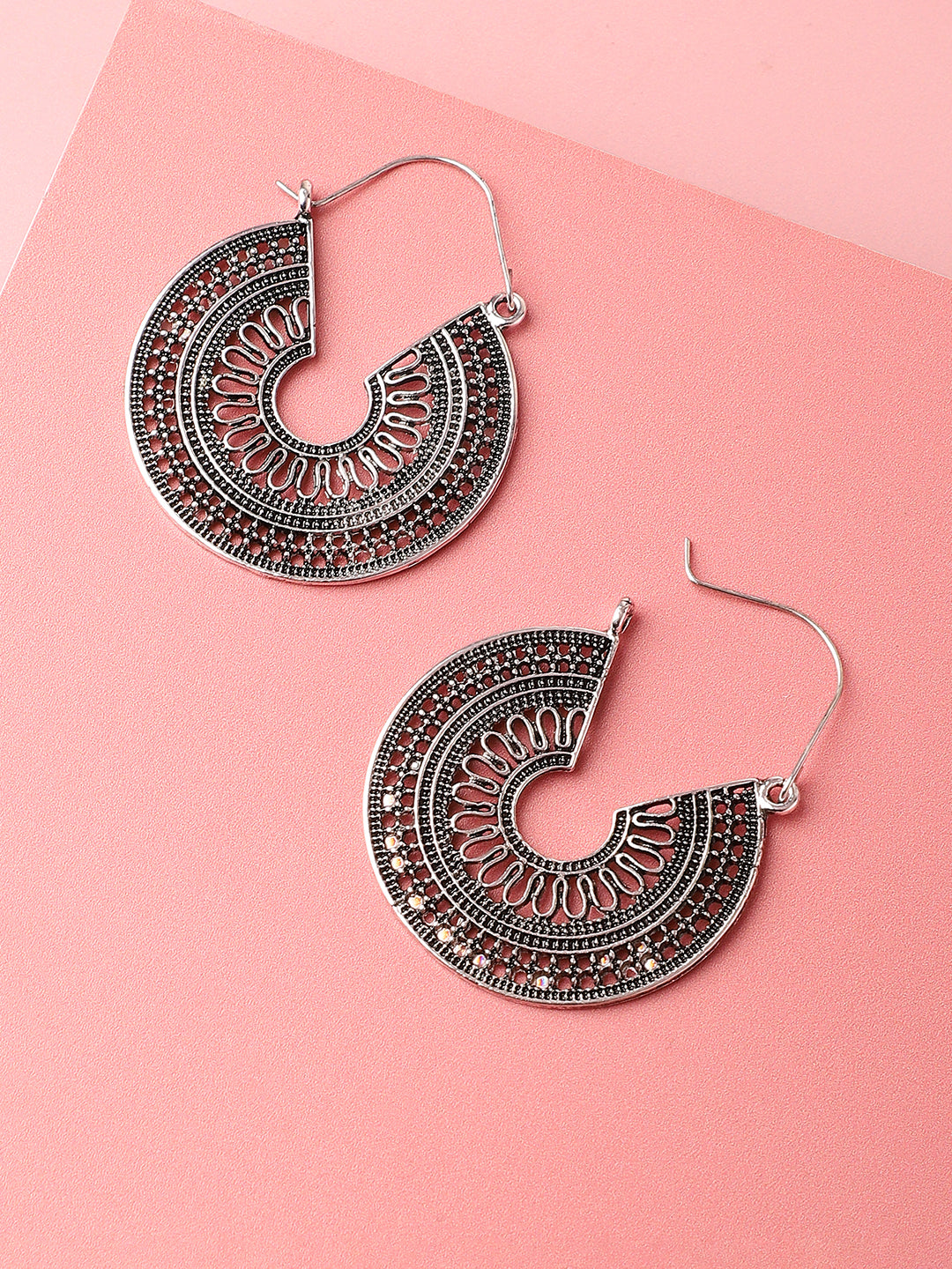 Gold Plated Designer Party Hoop Earring For Women