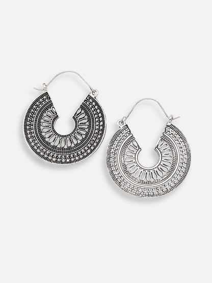 Gold Plated Designer Party Hoop Earring For Women