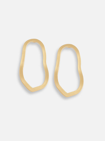 Gold Plated Designer Casual Drop Earring For Women