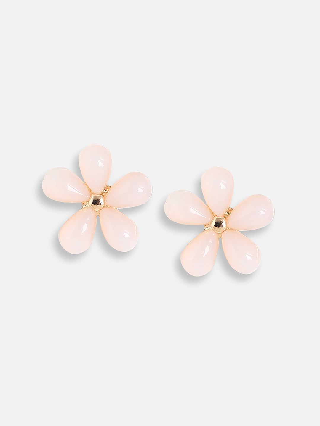 Gold Plated Designer Stone Casual Stud For Women
