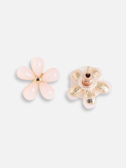 Gold Plated Designer Stone Casual Stud For Women