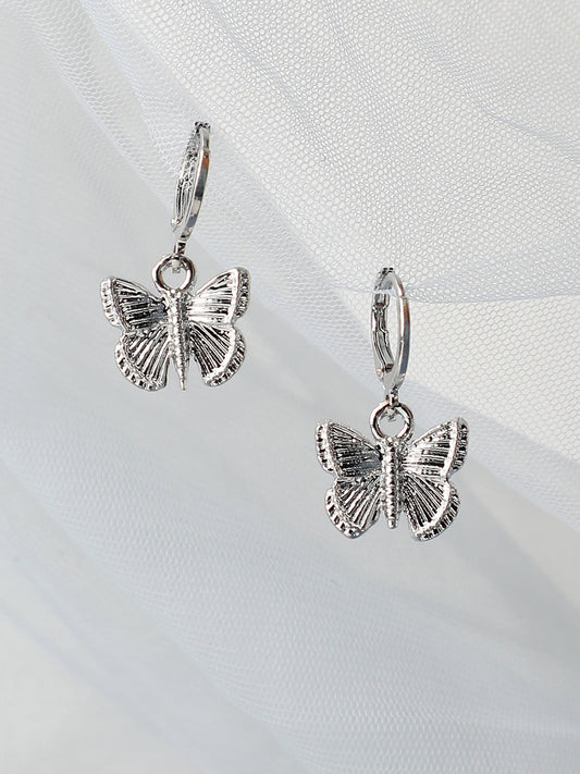 Silver Plated Designer Casual Hoop Earring For Women