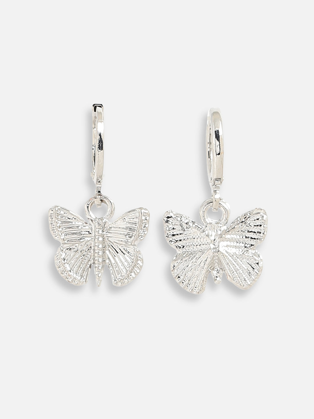 Silver Plated Designer Casual Hoop Earring For Women