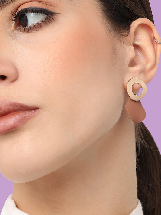Gold Plated Designer Party Drop Earring For Women