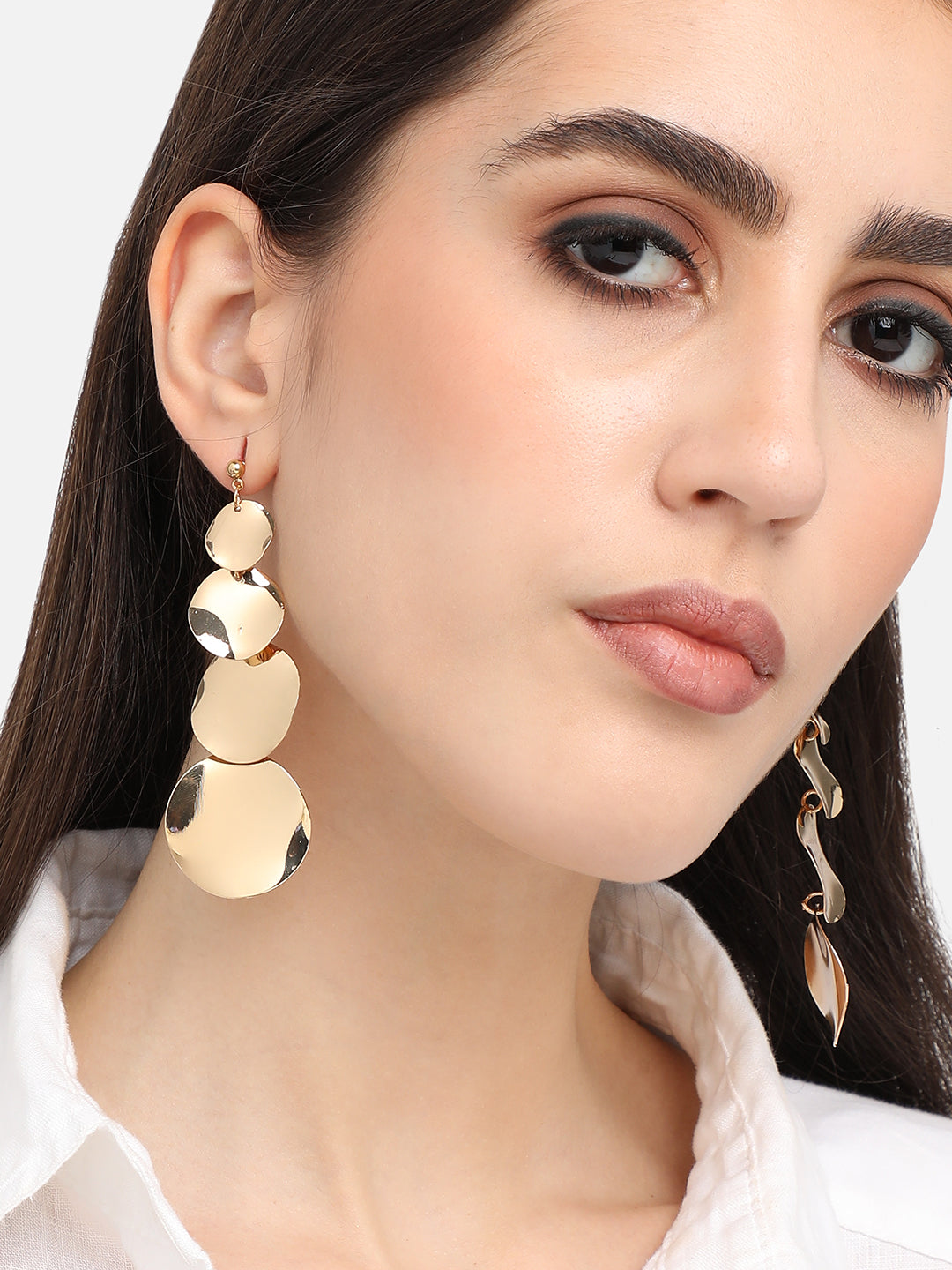 Gold Plated Designer Casual Drop Earring For Women