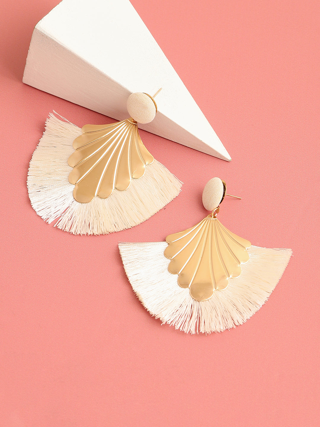 Gold Plated Designer Stone Party Drop Earring For Women