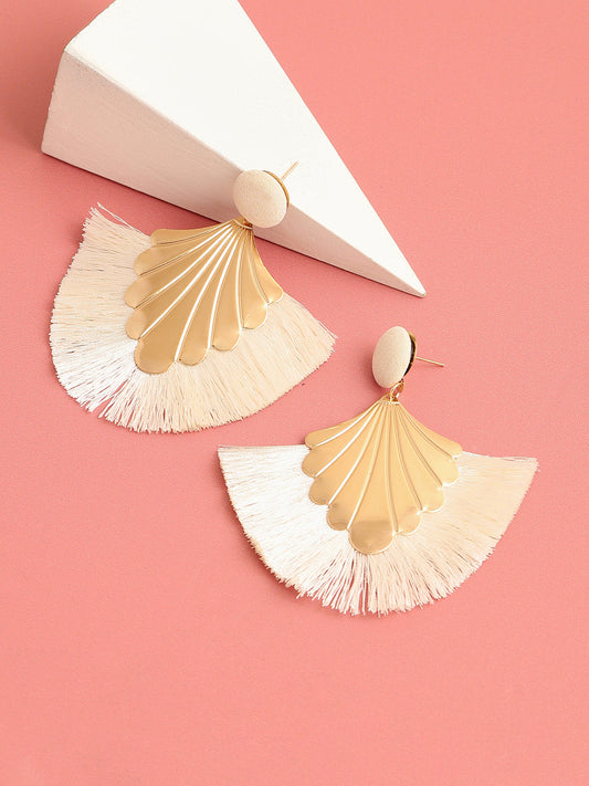Gold Plated Designer Stone Party Drop Earring For Women