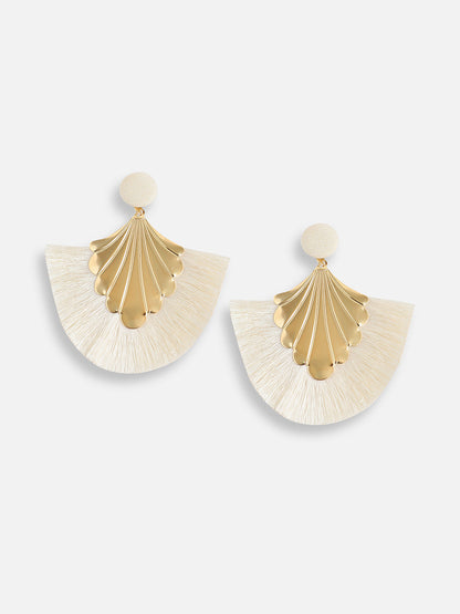 Gold Plated Designer Stone Party Drop Earring For Women