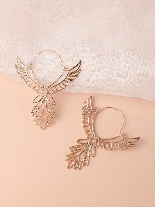 Gold Plated Designer Party Hoop Earring For Women