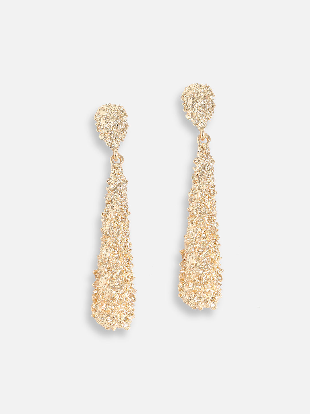 Gold Plated Designer Stone Party Drop Earring For Women