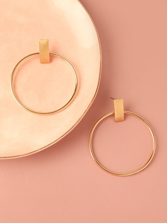 Gold Plated Designer Party Drop Earring For Women