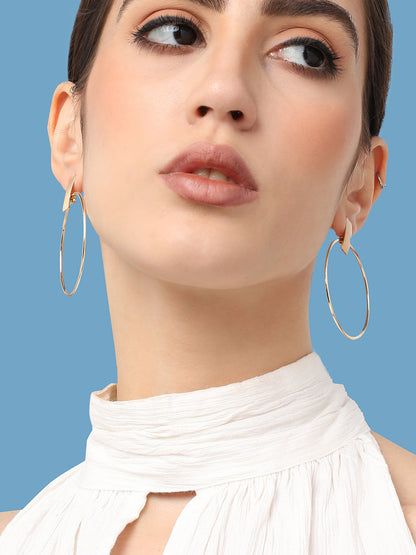 Gold Plated Designer Party Drop Earring For Women