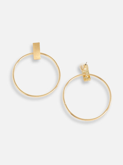 Gold Plated Designer Party Drop Earring For Women