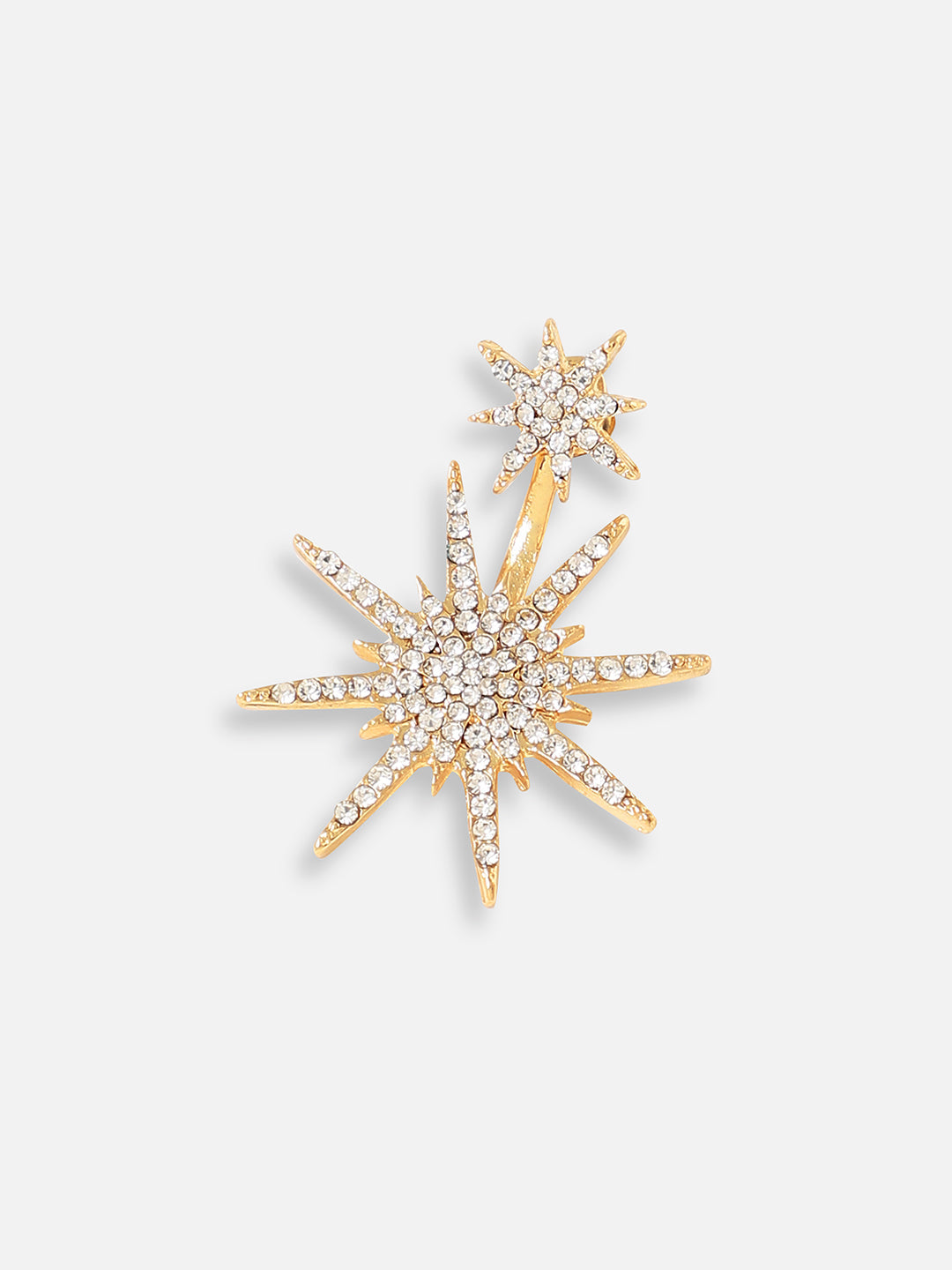 Gold Plated Designer Stone Casual Stud For Women