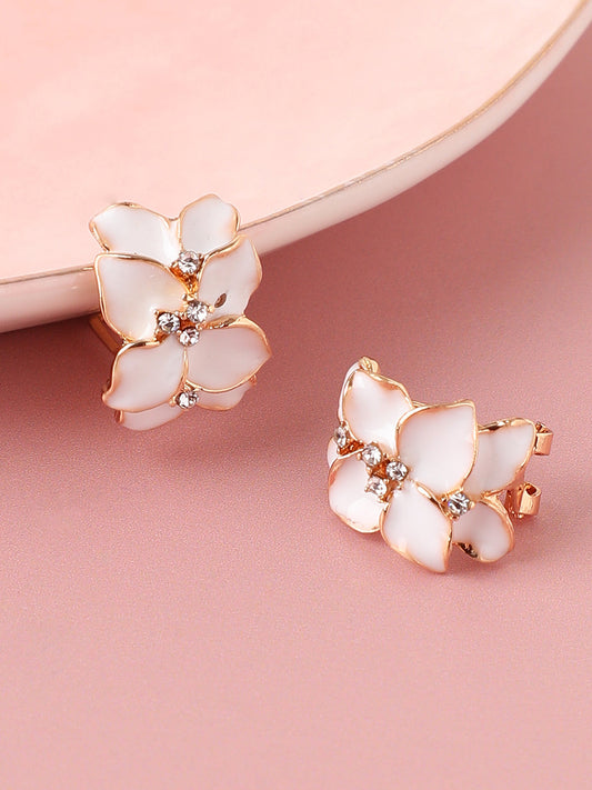 Gold Plated Designer Casual Stud For Women