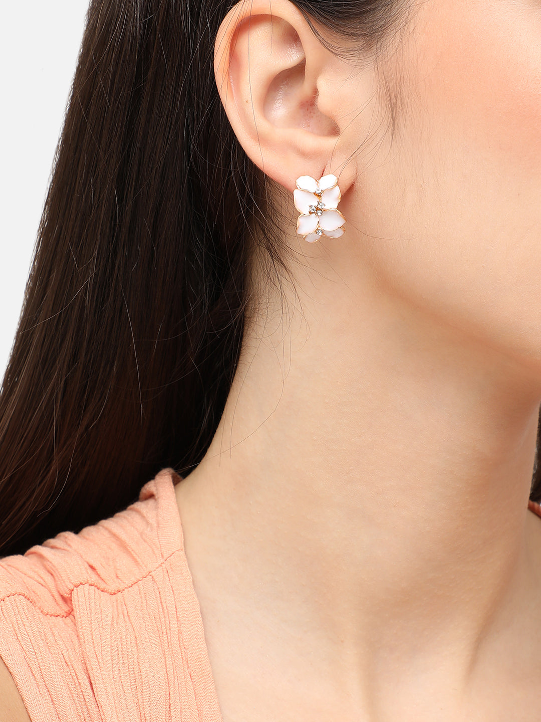Gold Plated Designer Casual Stud For Women