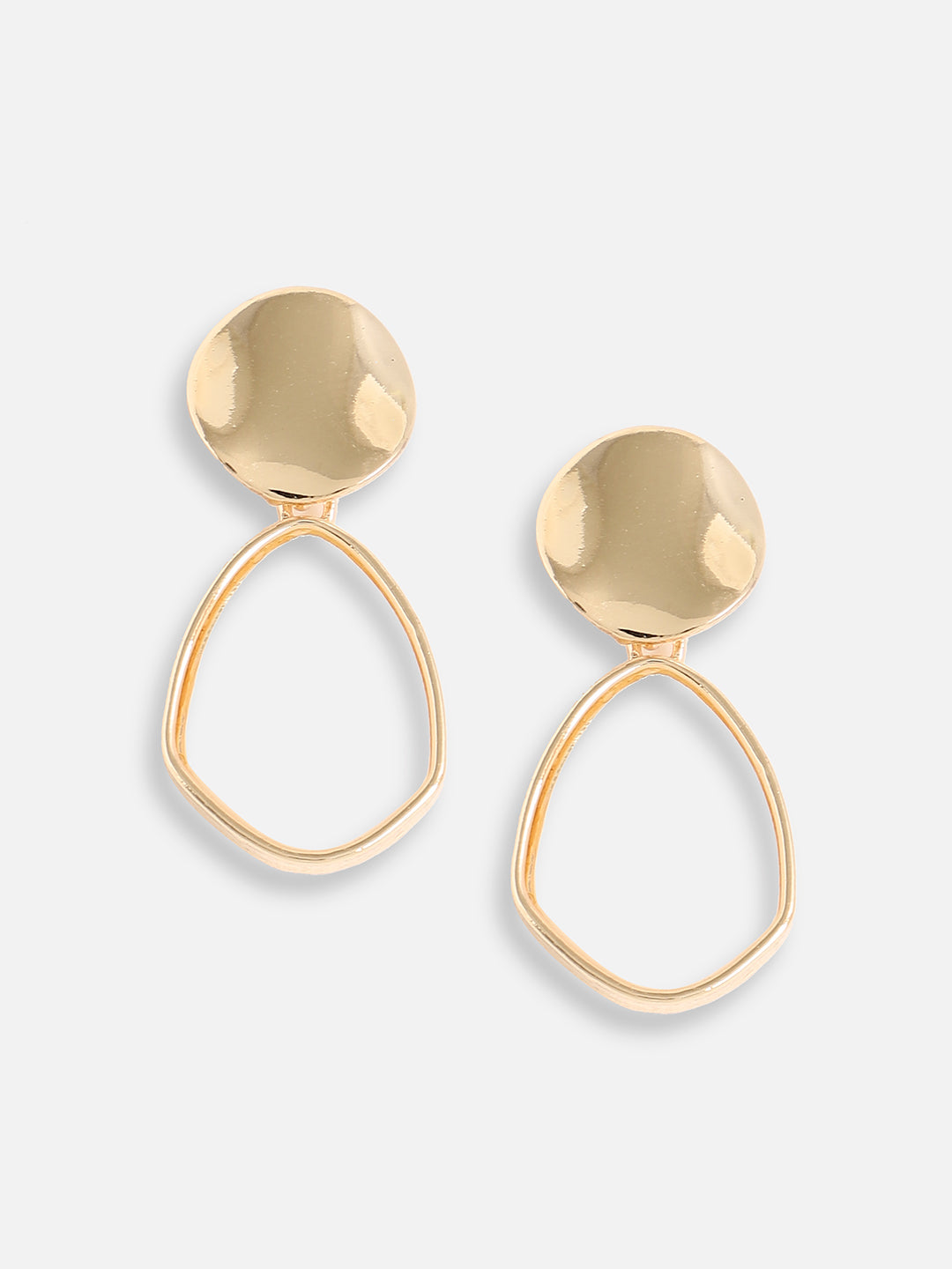 Gold Plated Designer Stone Party Drop Earring For Women
