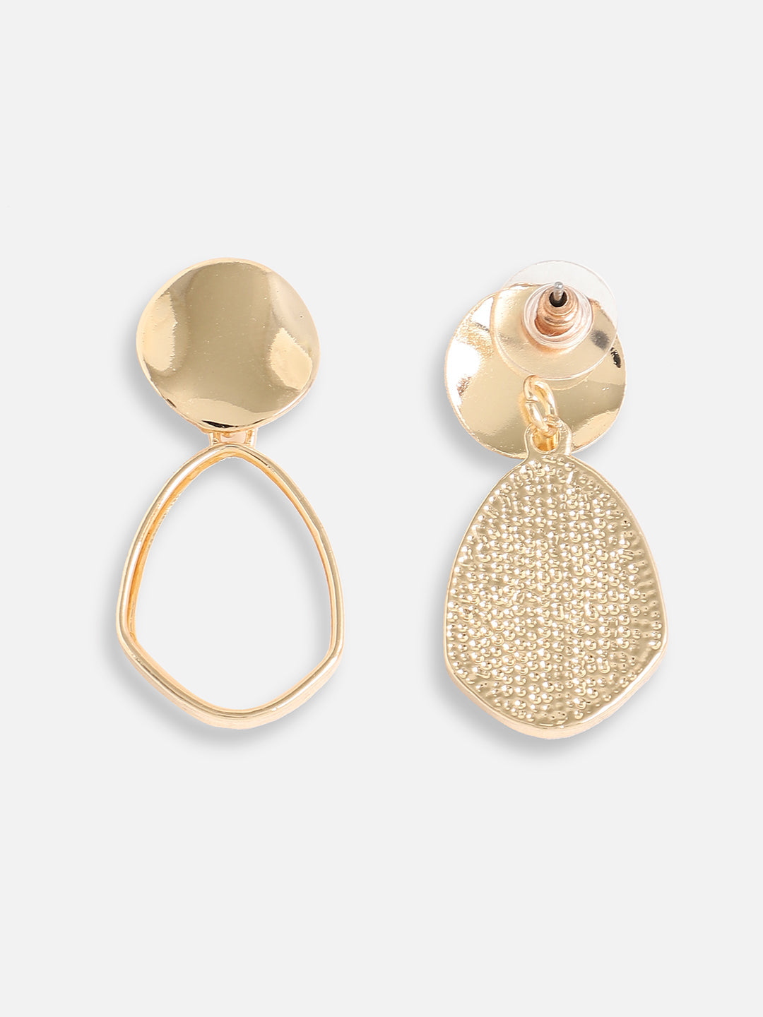 Gold Plated Designer Stone Party Drop Earring For Women