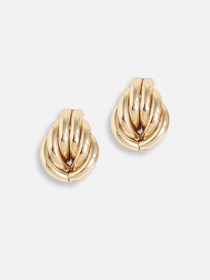 Gold Plated Designer Casual Stud For Women