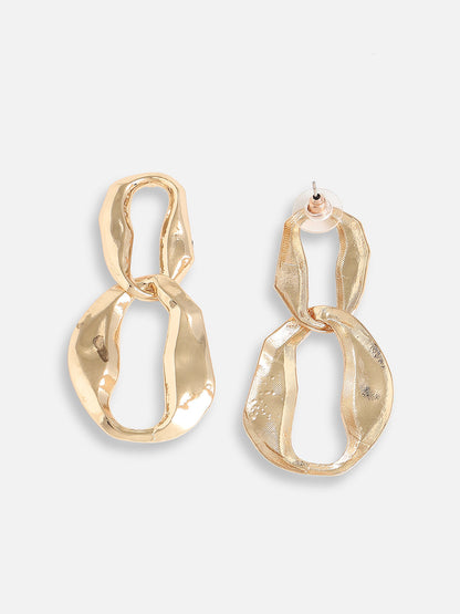 Gold Plated Designer Casual Drop Earring For Women