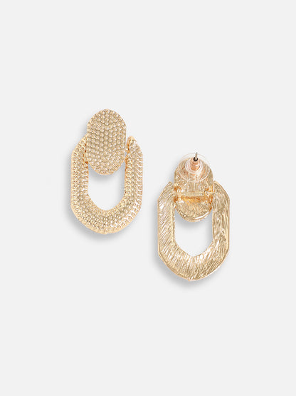 Gold Plated Designer Casual Drop Earring For Women