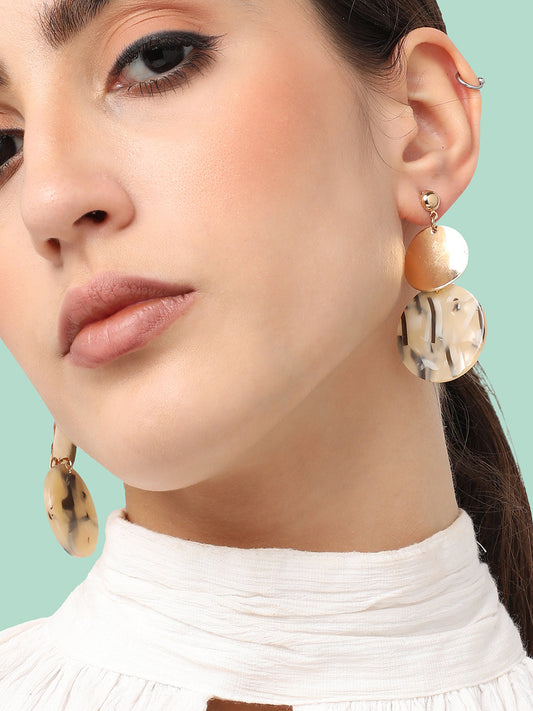 Gold Plated Designer Casual Drop Earring For Women