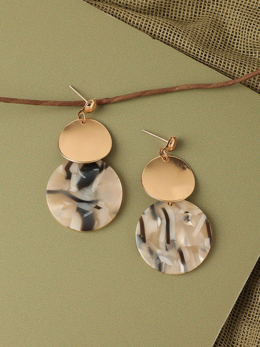 Gold Plated Designer Casual Drop Earring For Women