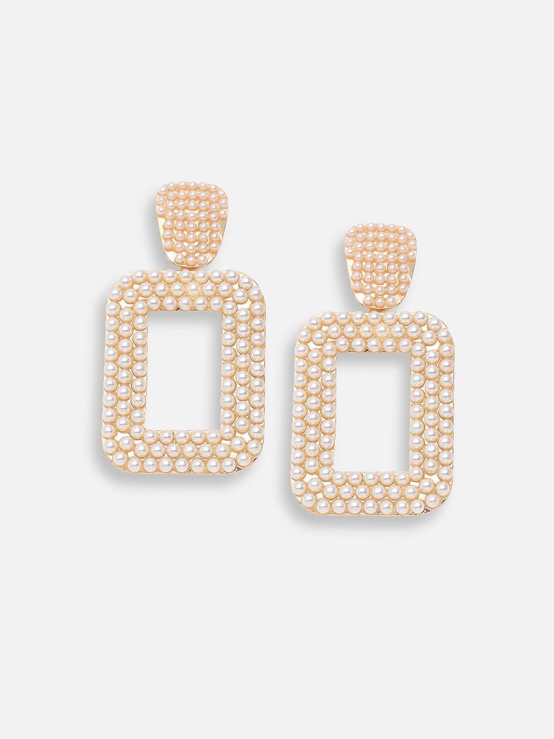 Gold Plated Designer Stone Party Drop Earring For Women