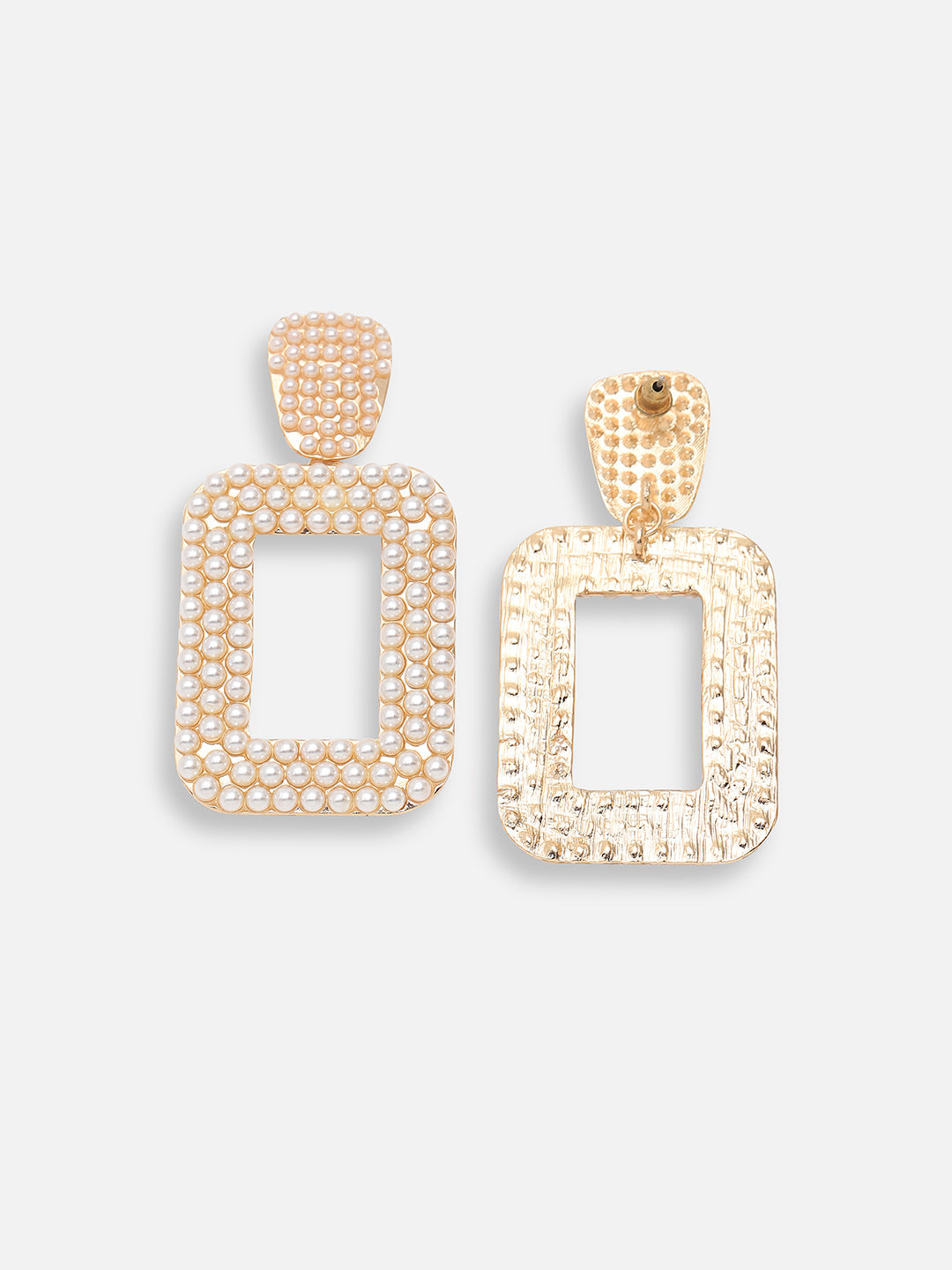 Gold Plated Designer Stone Party Drop Earring For Women