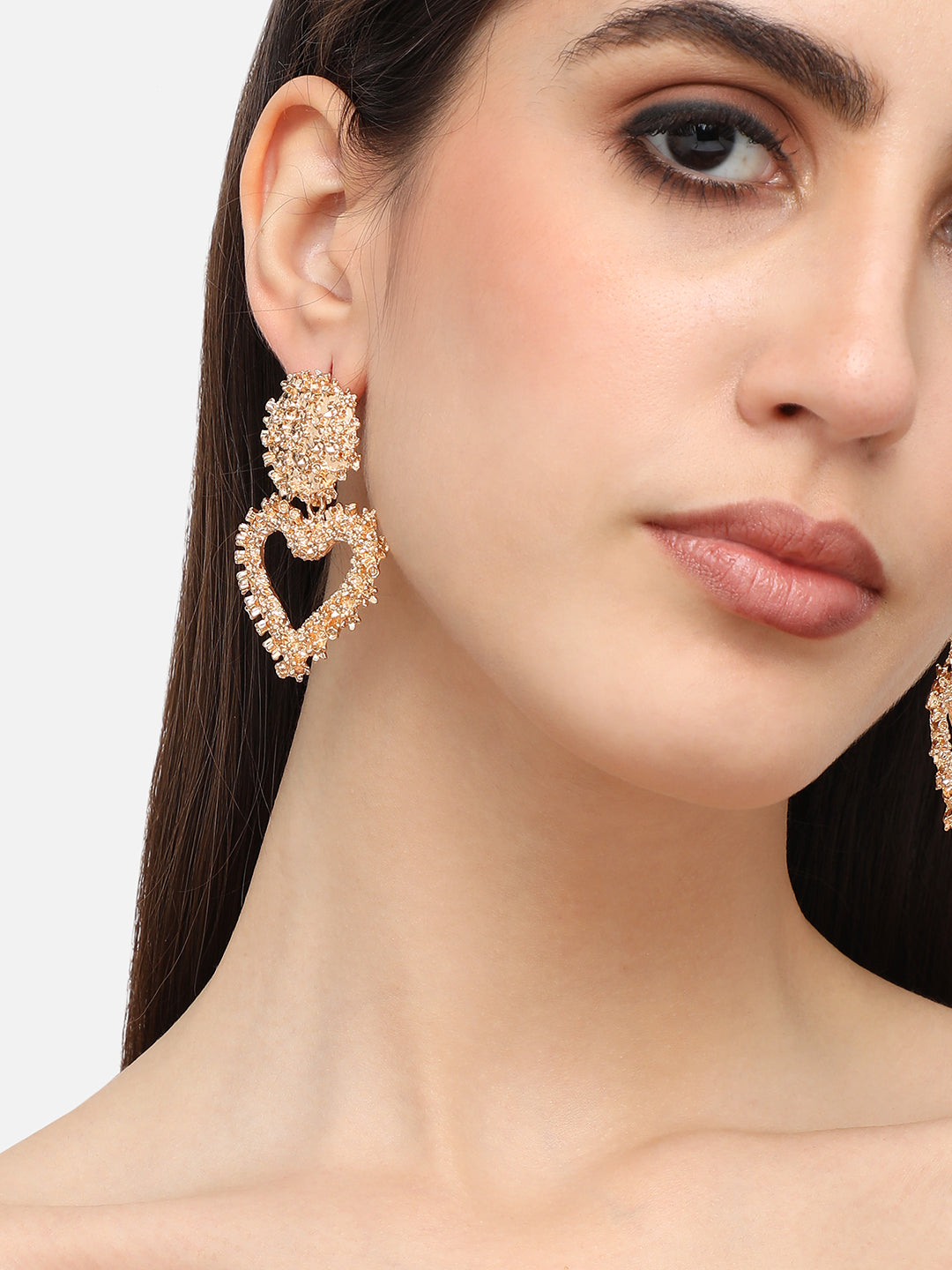 Gold Plated Designer Party Drop Earring For Women