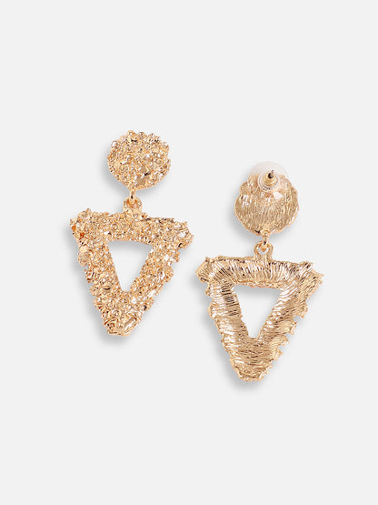 Gold Plated Designer Party Drop Earring For Women
