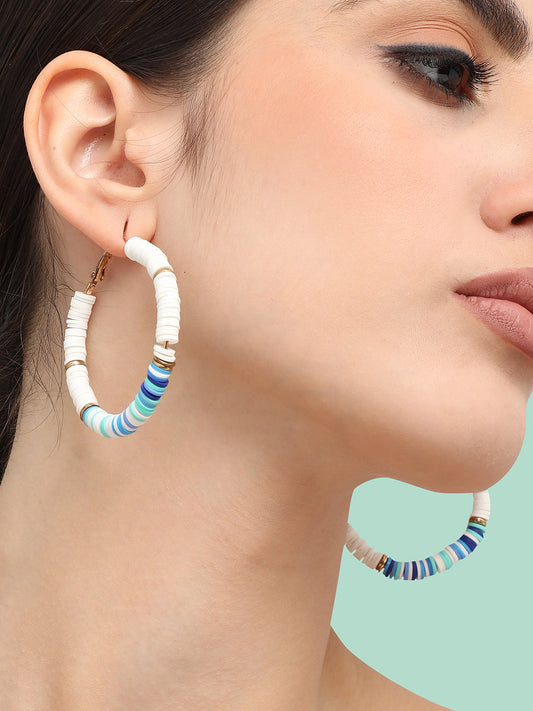 Gold Plated Designer Party Hoop Earring For Women