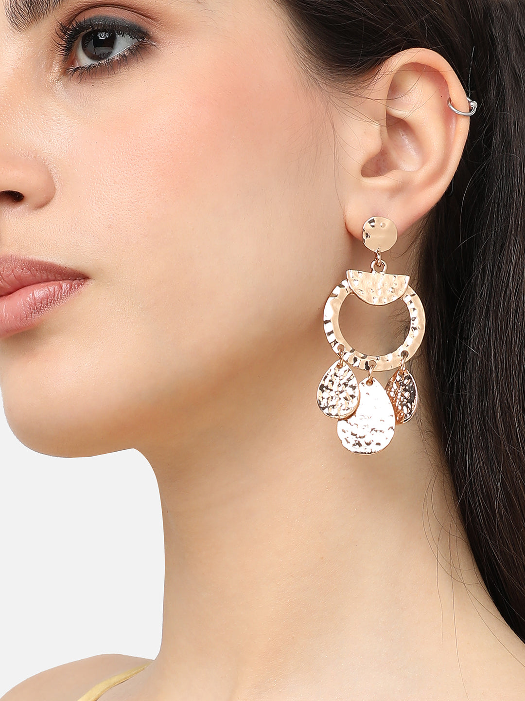 Gold Plated Designer Party Drop Earring For Women