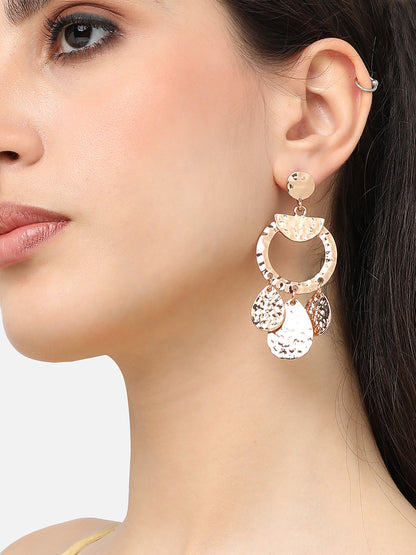 Gold Plated Designer Party Drop Earring For Women