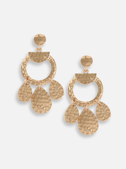 Gold Plated Designer Party Drop Earring For Women