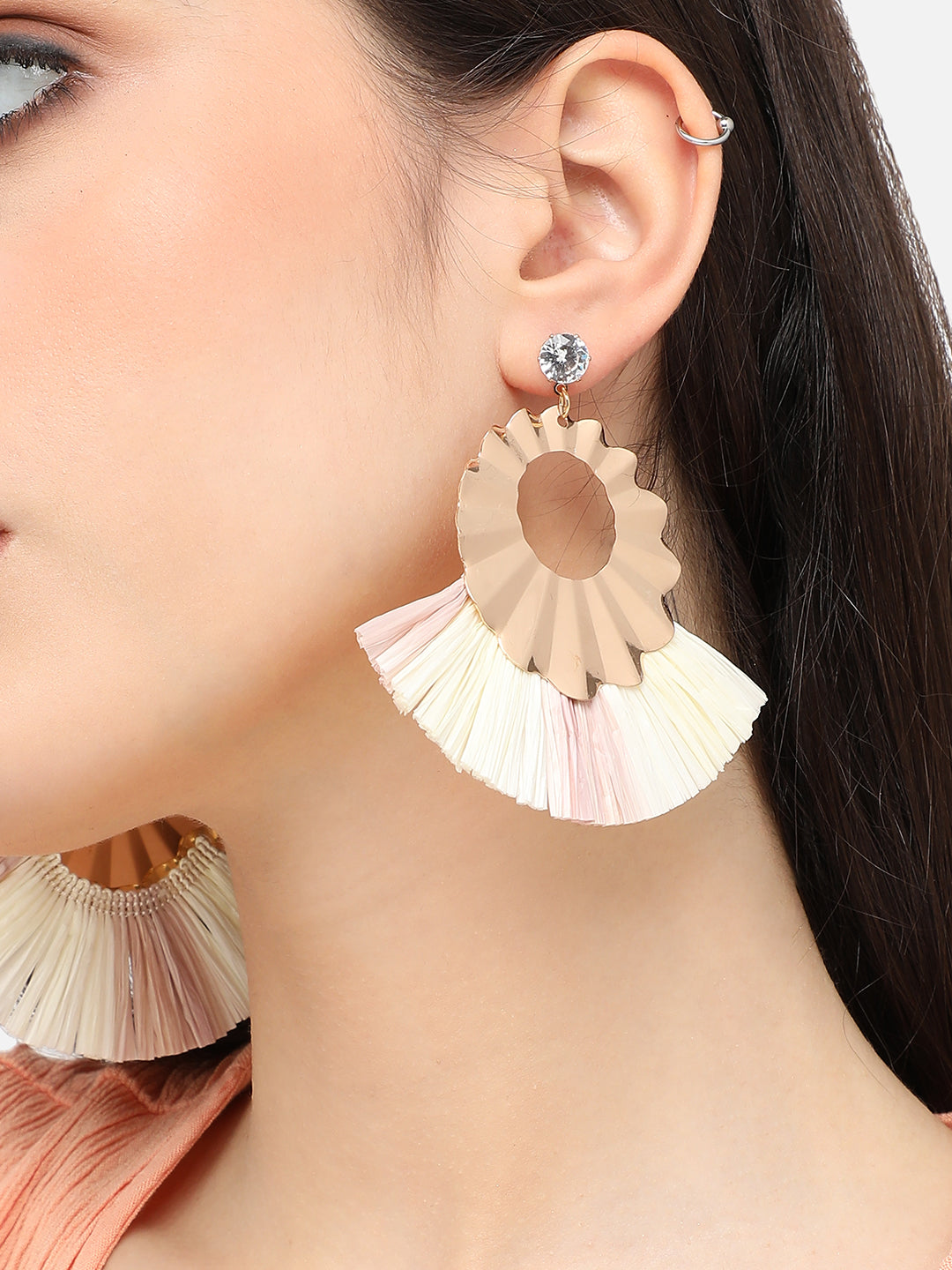 Gold Plated Designer Party Drop Earring For Women