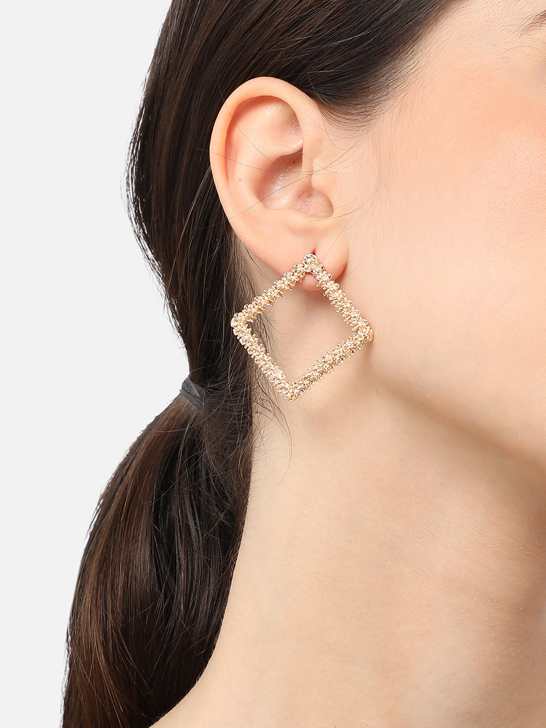 Gold Plated Designer Party Stud For Women