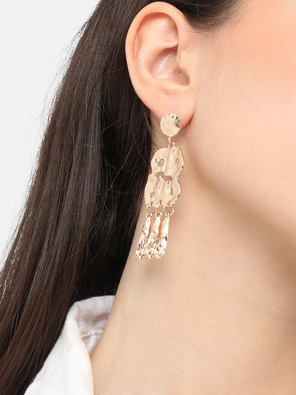 Gold Plated Designer Party Drop Earring For Women