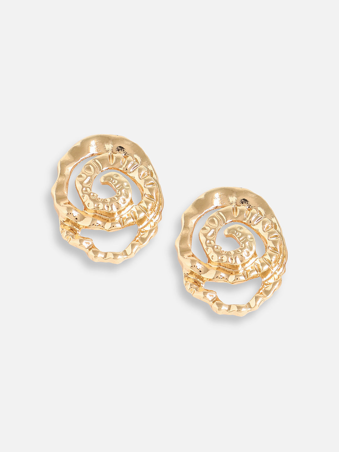 Gold Plated Designer Party Stud For Women