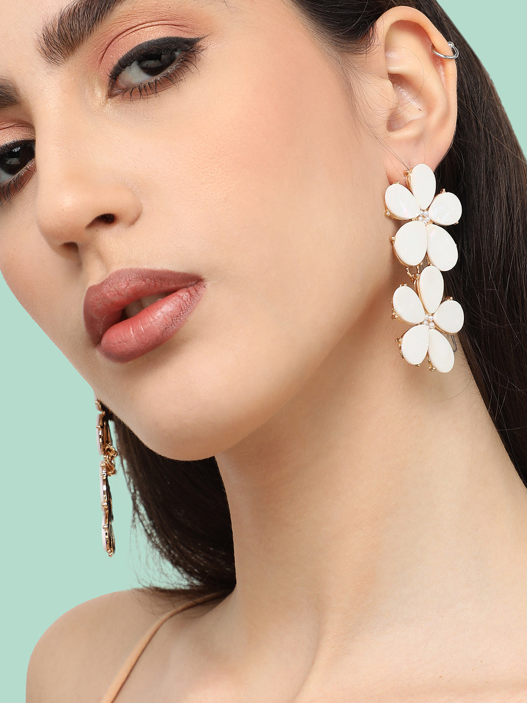 Gold Plated Designer Party Drop Earring For Women