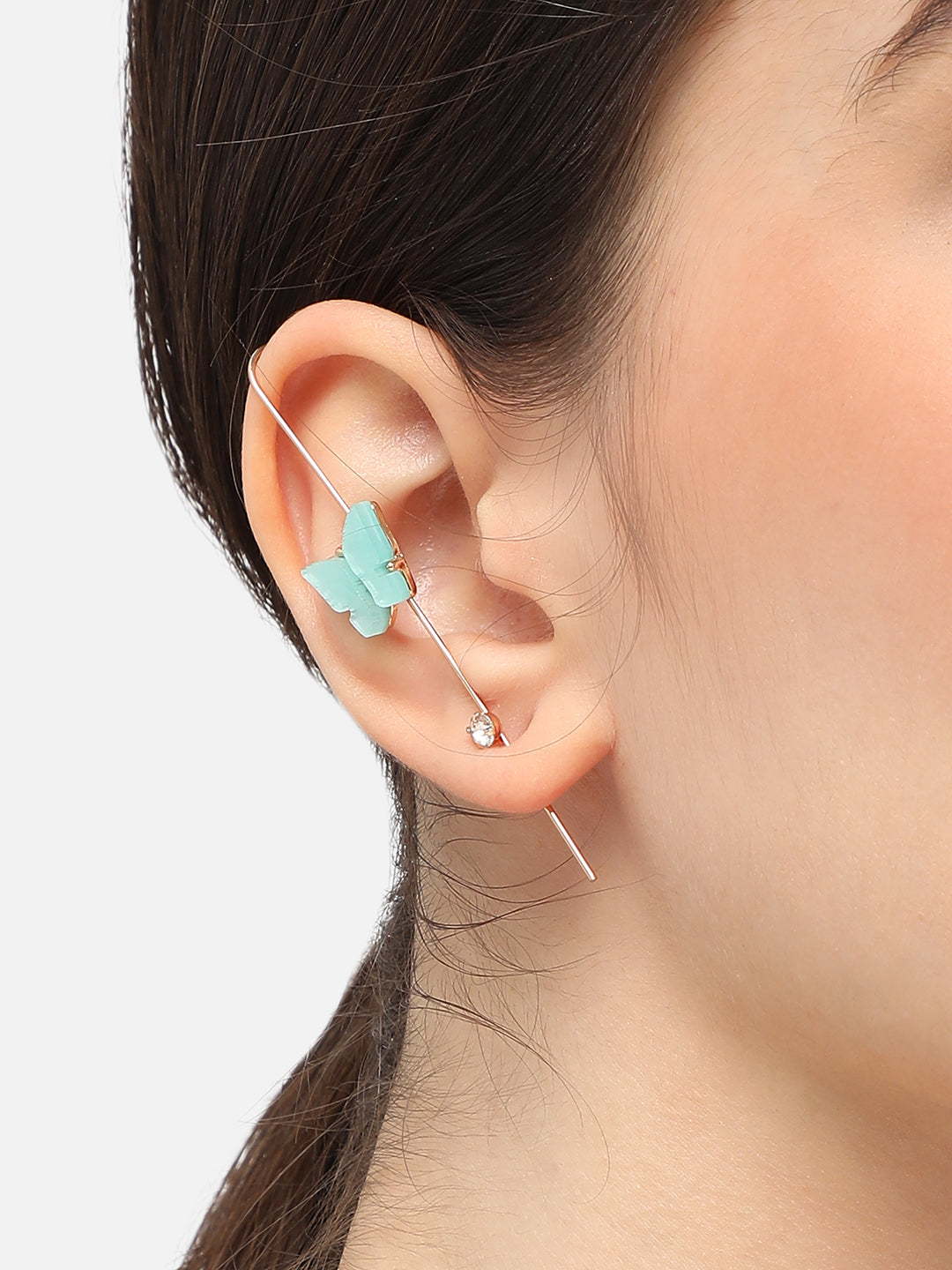 Gold Plated Designer Party Ear Cuff For Women