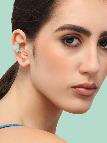 Gold Plated Designer Party Ear Cuff For Women