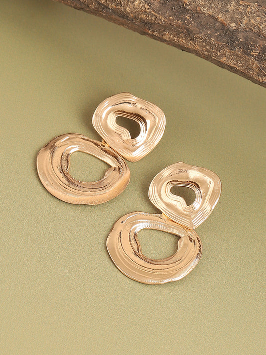 Gold Plated Designer Party Drop Earring For Women