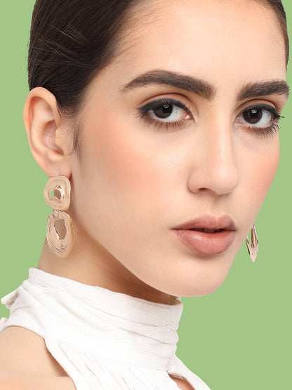 Gold Plated Designer Party Drop Earring For Women