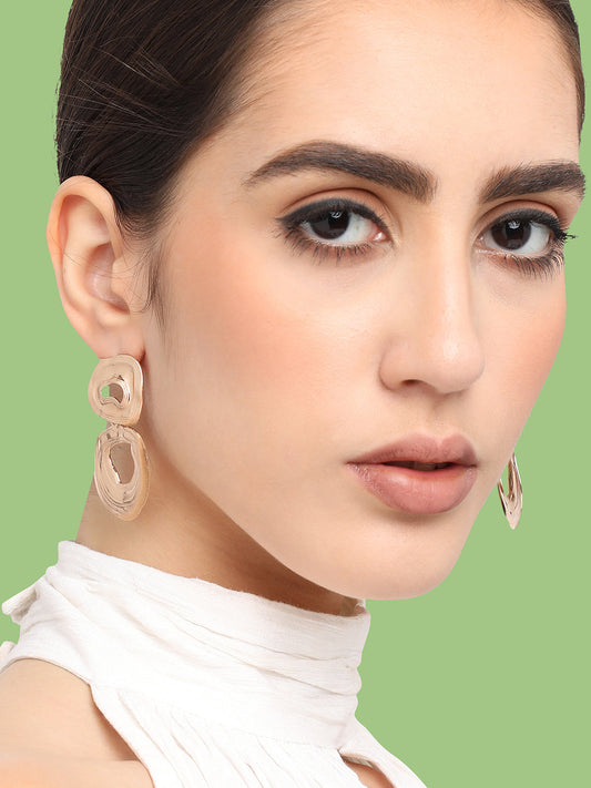 Gold Plated Designer Party Drop Earring For Women